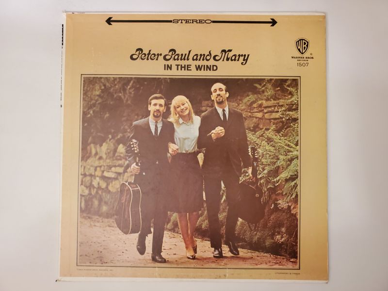 Peter, Paul and Mary In the Wind vinyl record